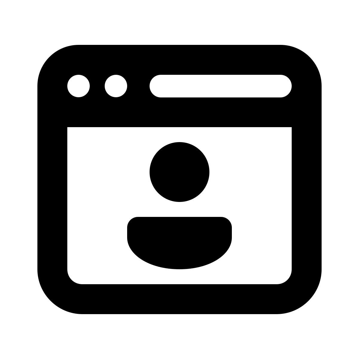 windows 11 filled style web konto icon