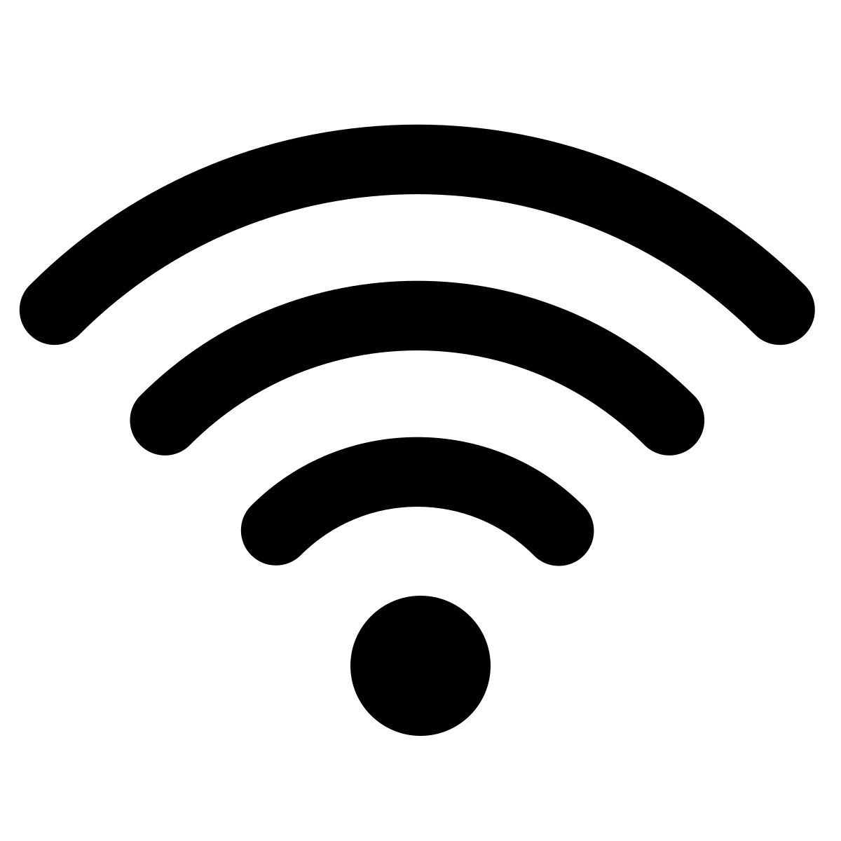 windows 11 filled style 와이파이 icon