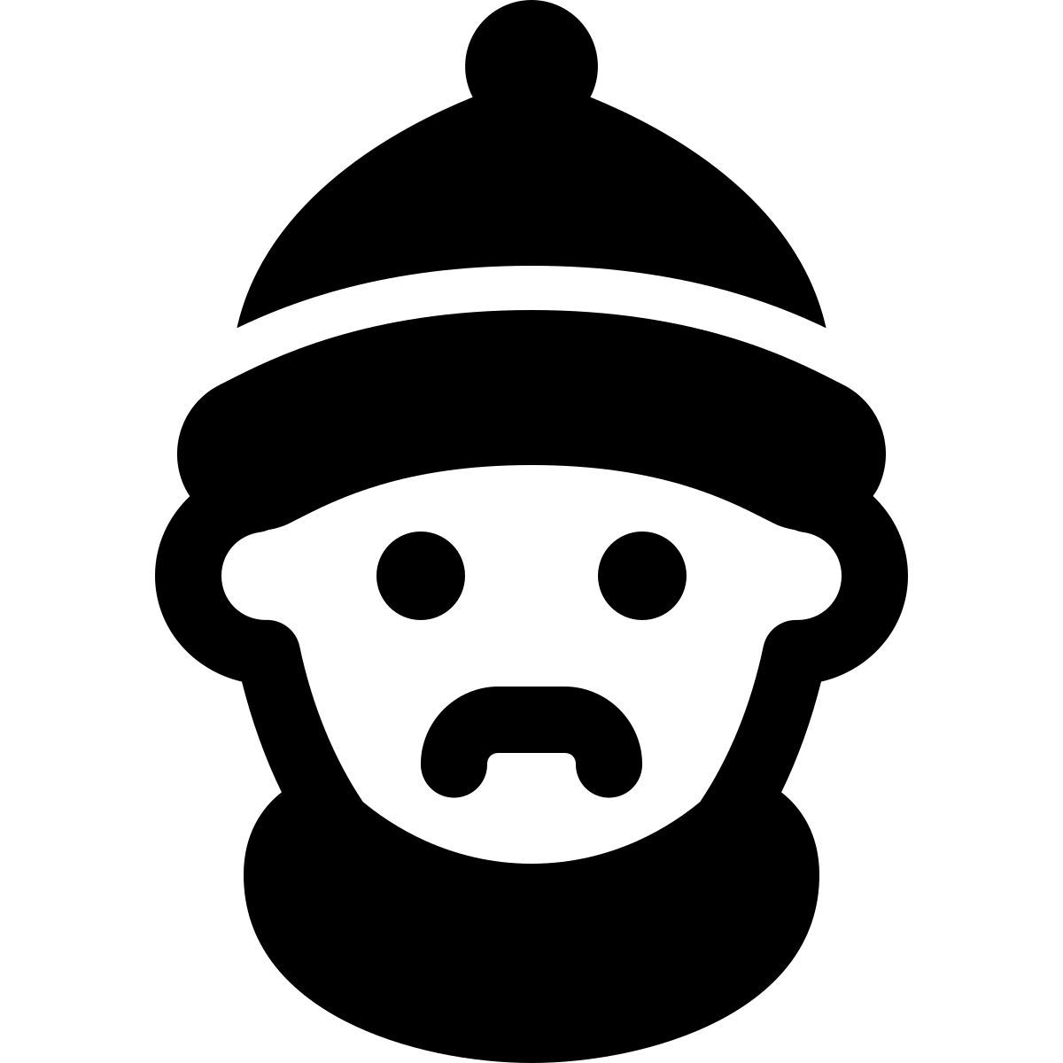 windows 11 filled style winter outfit mann icon