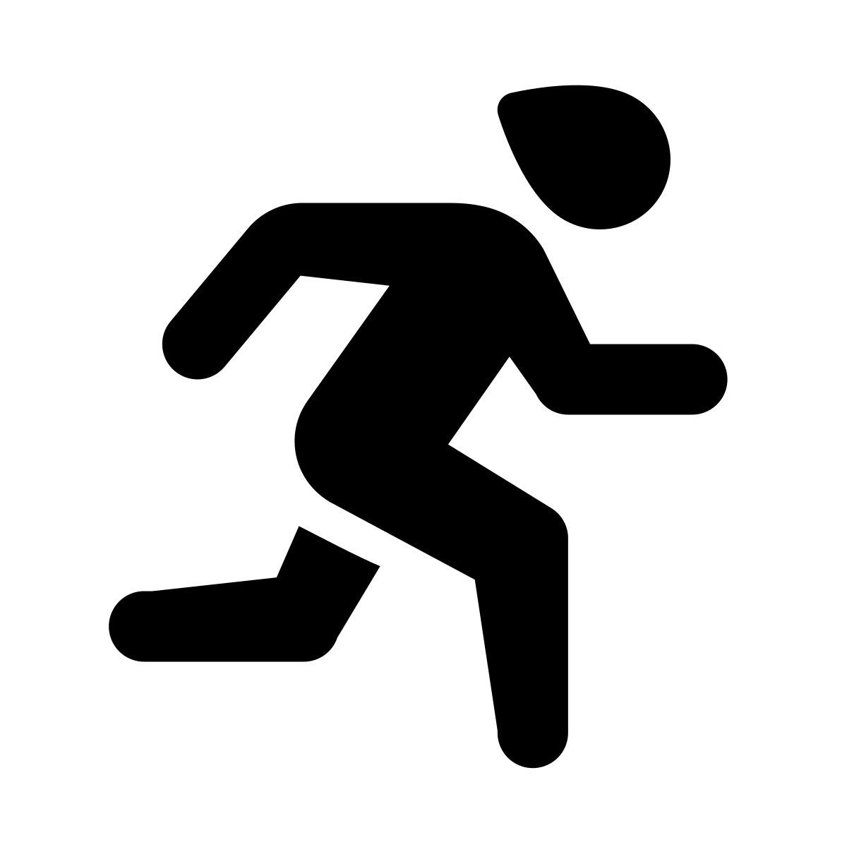 windows 11 filled style woman athlete icon