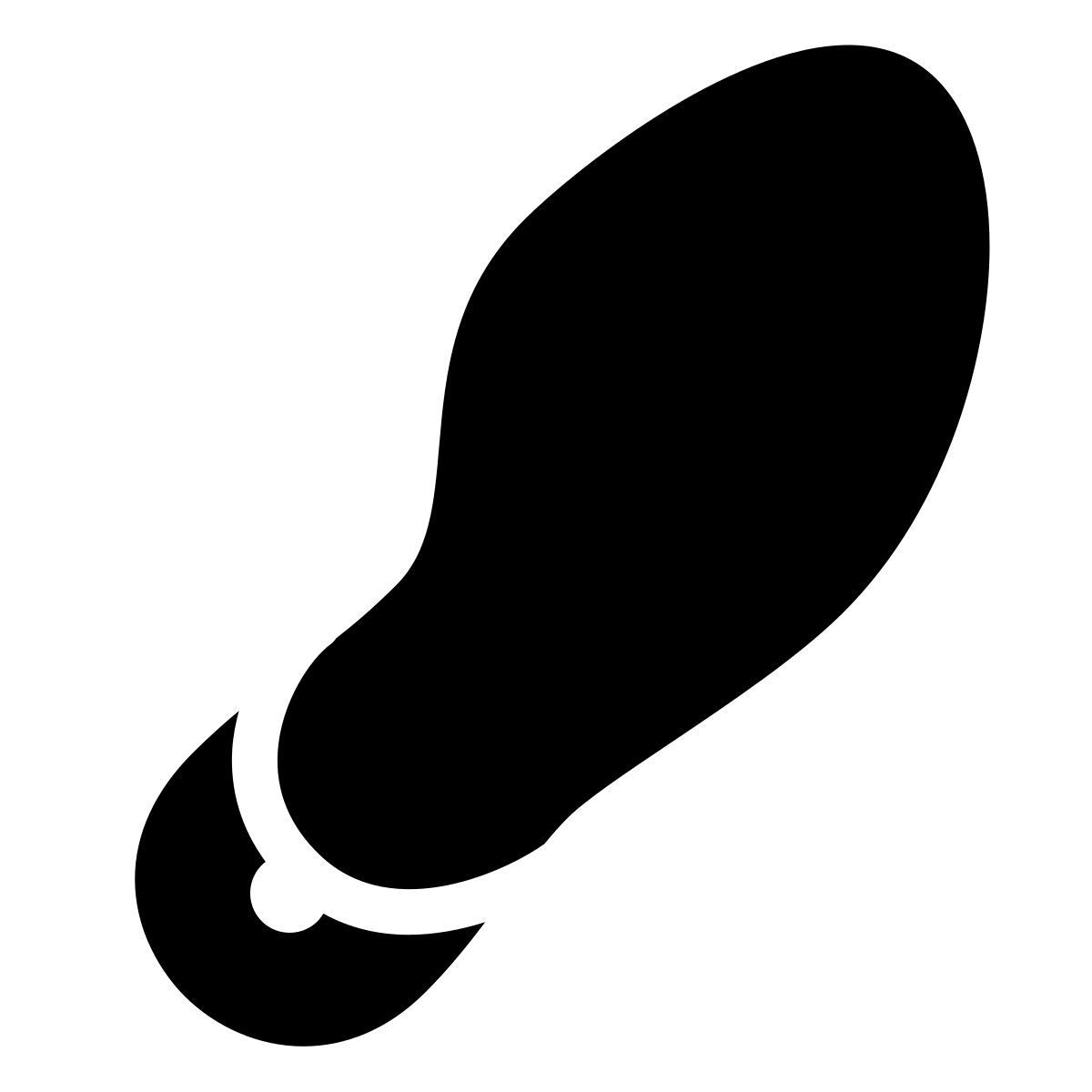 windows 11 filled style women shoe sole view icon