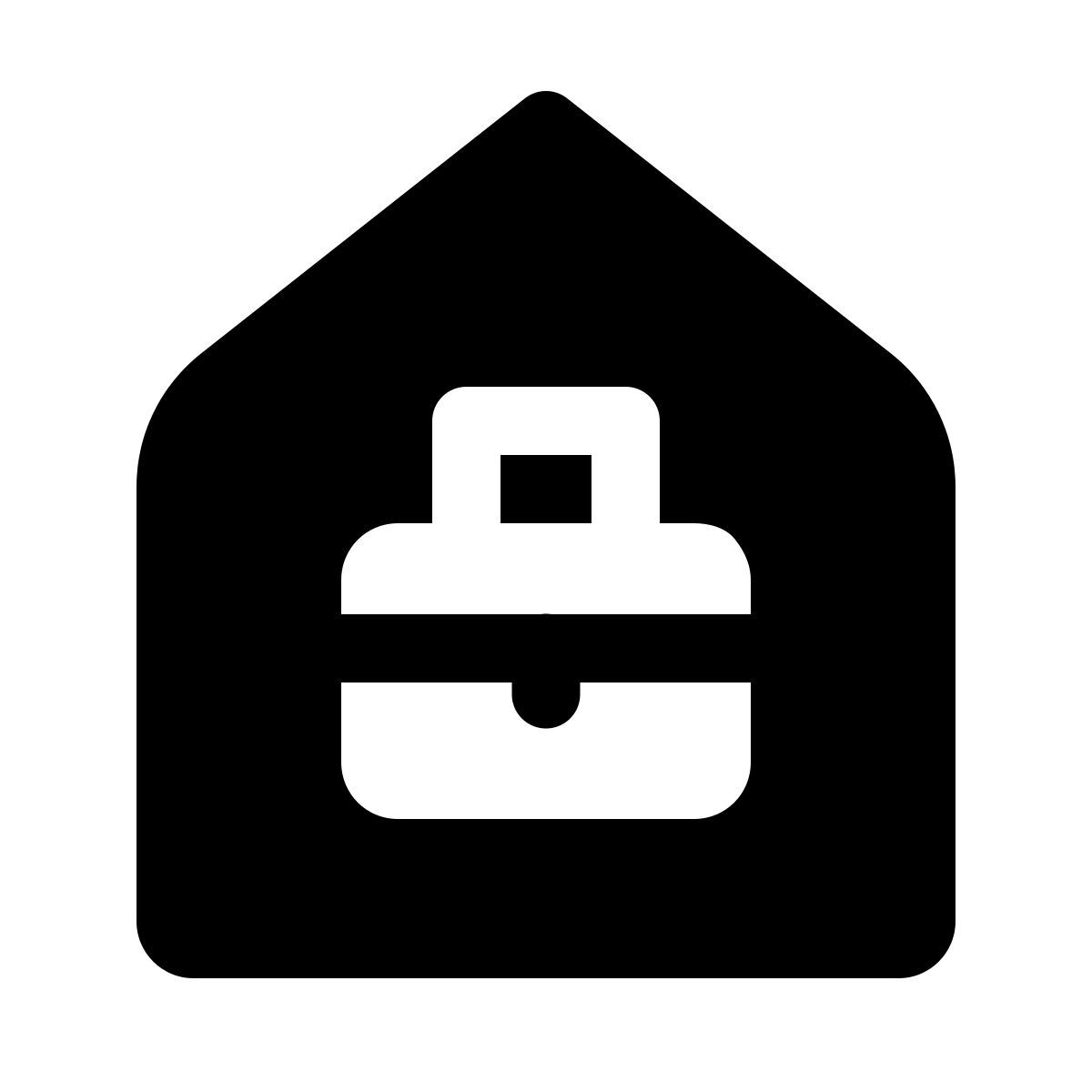 windows 11 filled style 집에서 일하십시오 icon