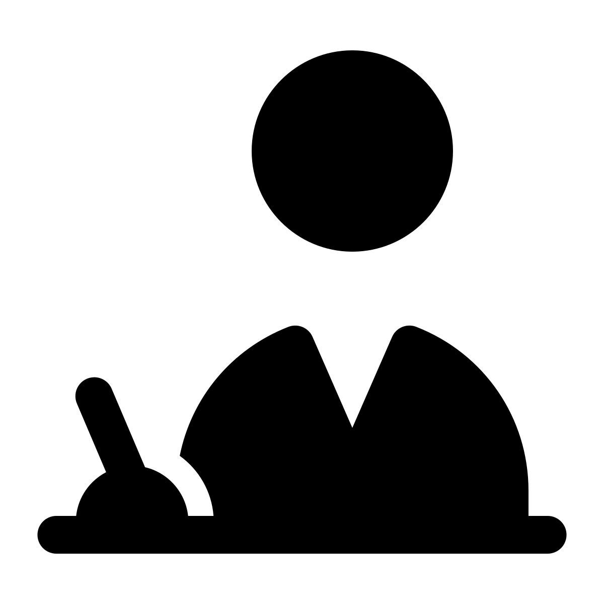 windows 11 filled style trabajando con papeles icon