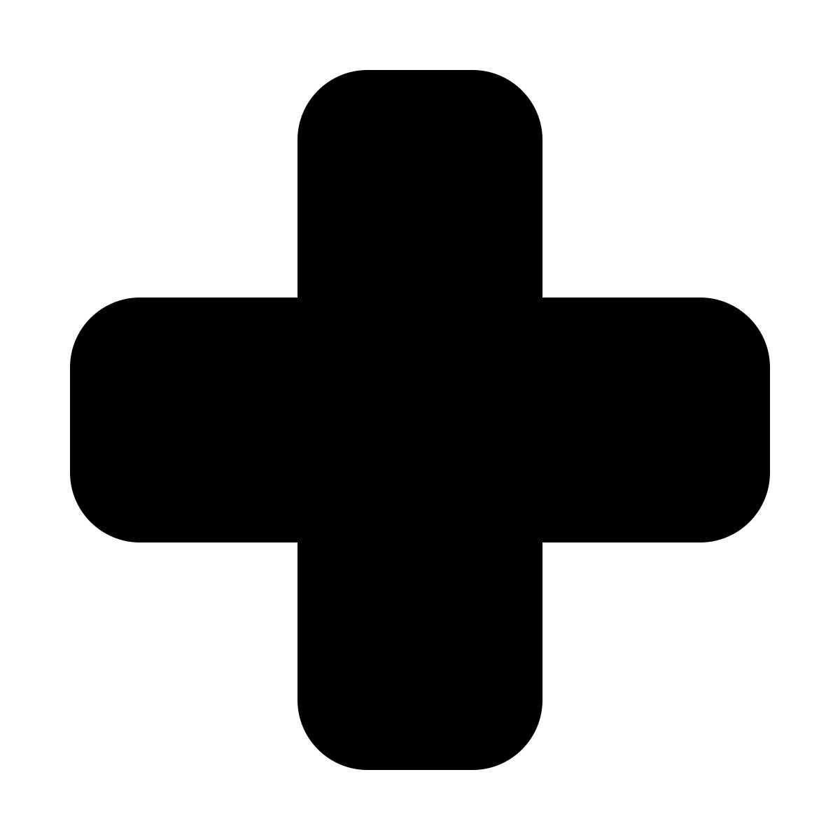 windows 11 filled style xbox cross icon