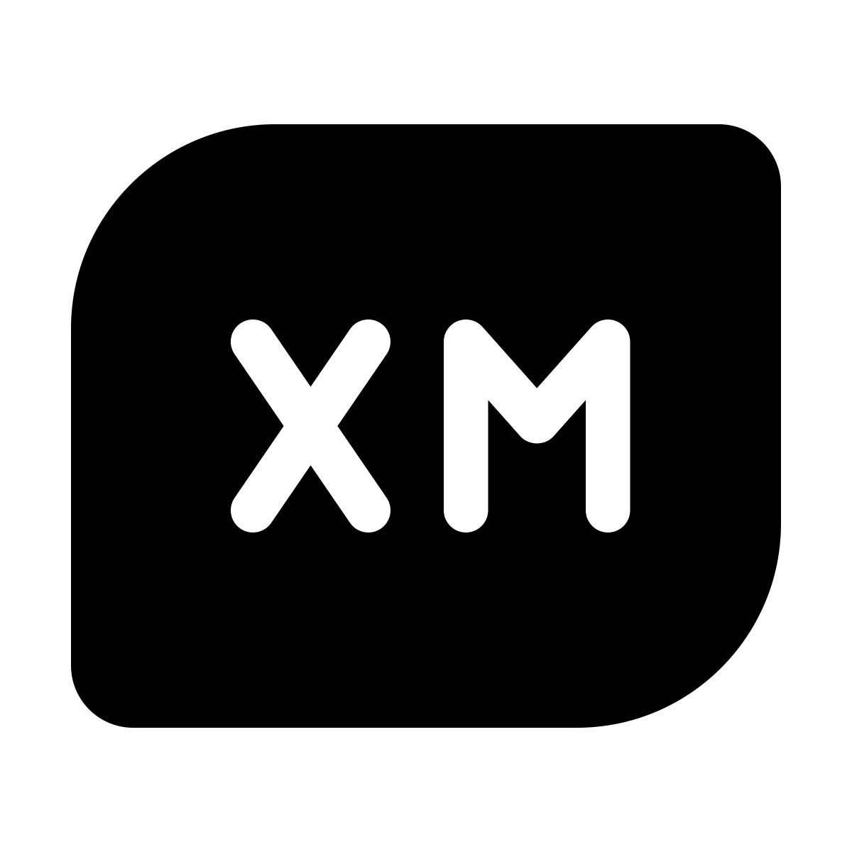 windows 11 filled style musique xm icon
