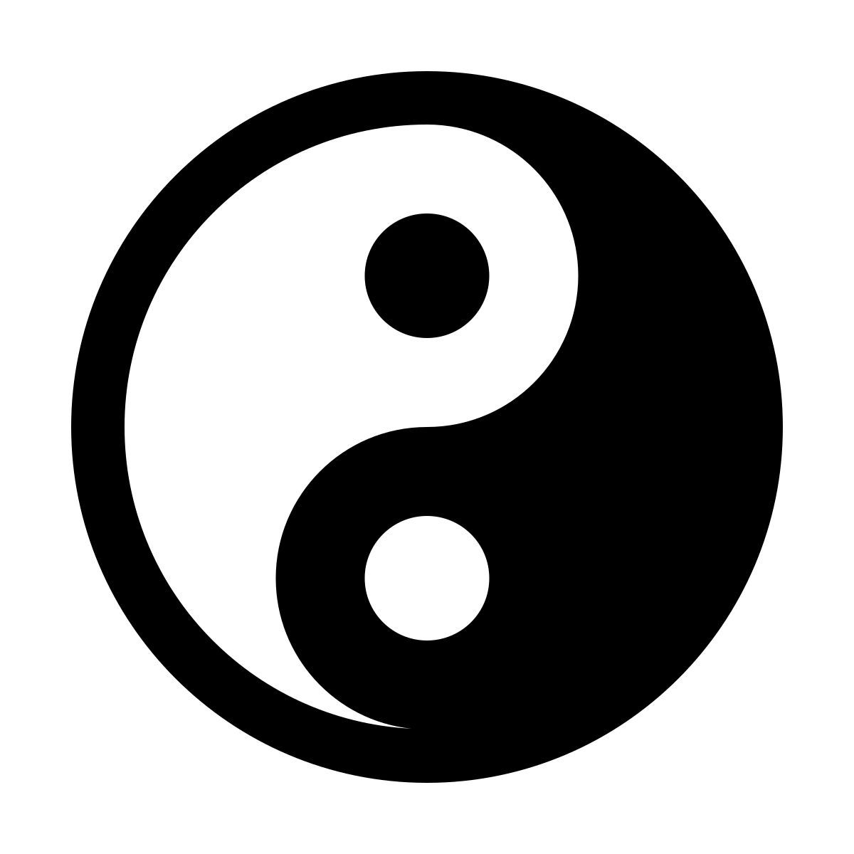windows 11 filled style yin yang icon