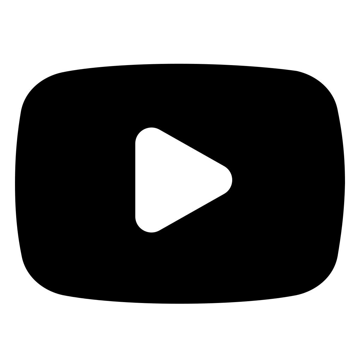 windows 11 filled style youtube play icon