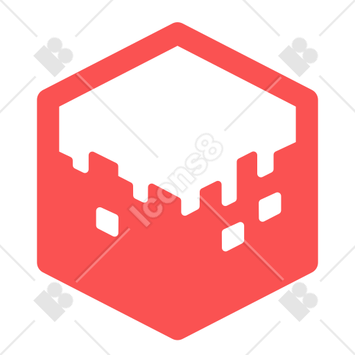 Logotipo De La Red De Dibujos Animados De Minecraft Icono A Color De