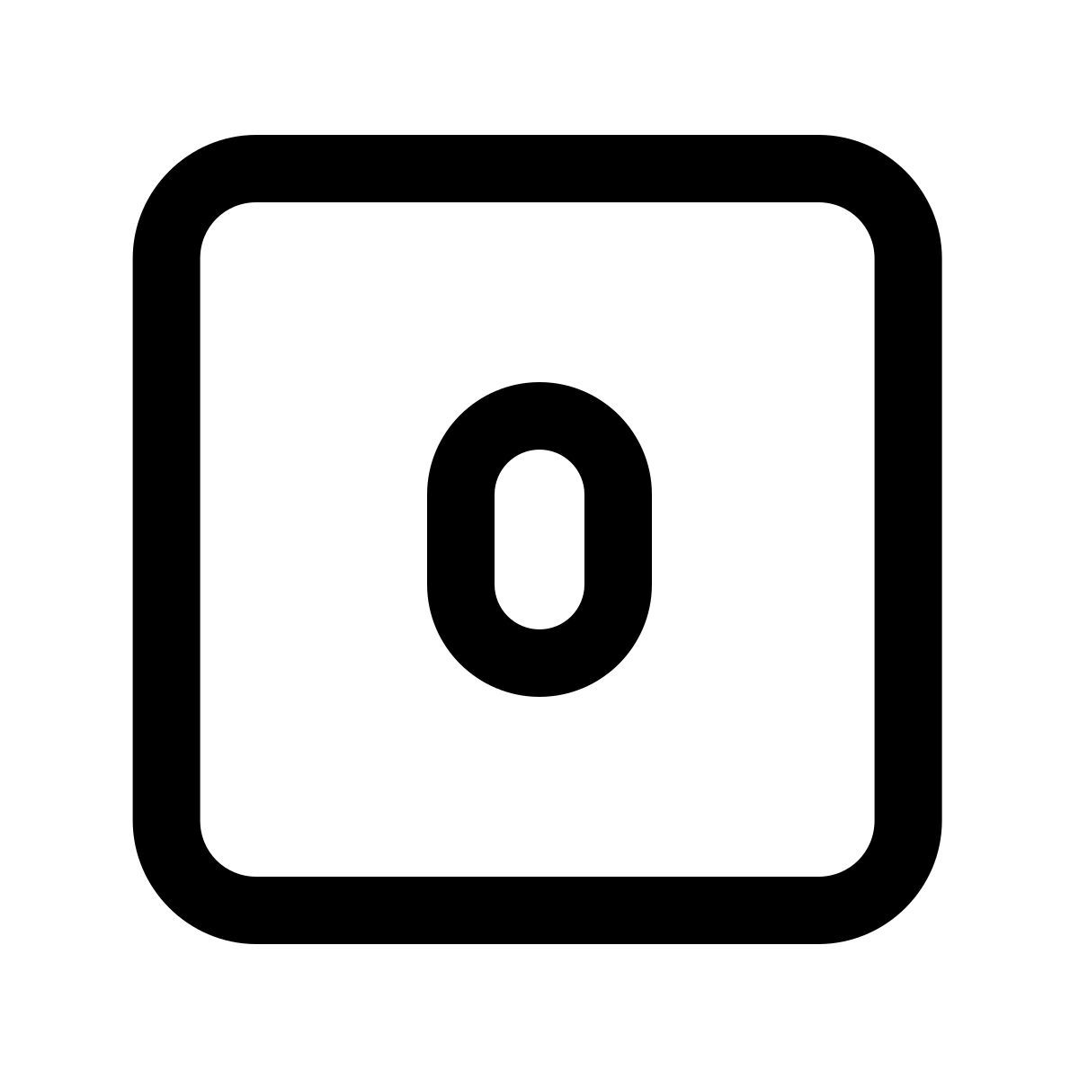 windows 11 outline style 0键 icon