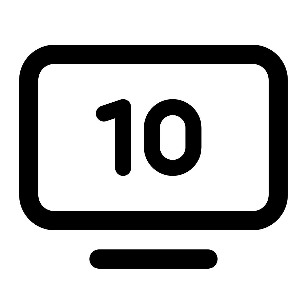 windows 11 outline style 10 estación icon