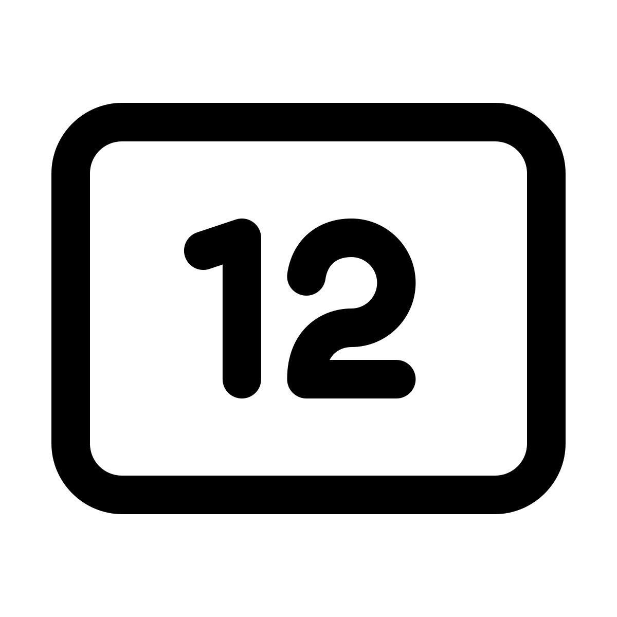 windows 11 outline style 12 icon