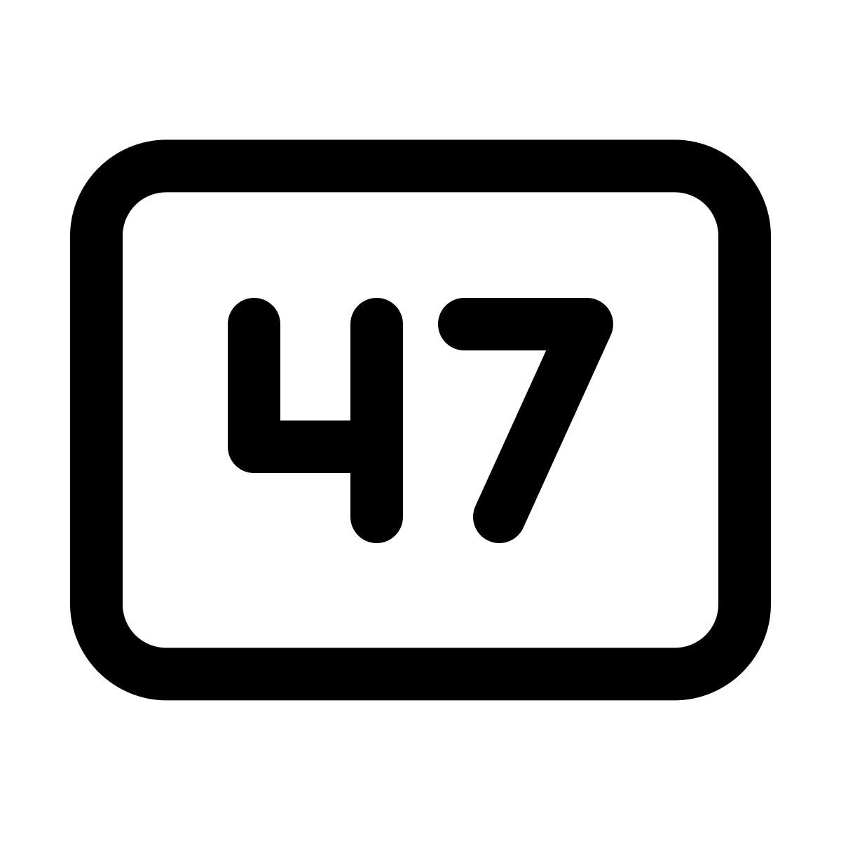 windows 11 outline style 47 icon