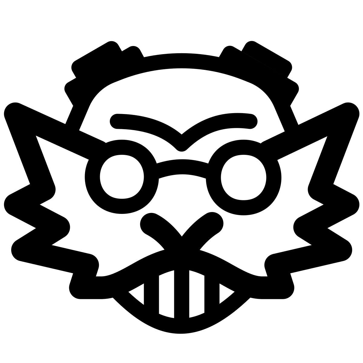 windows 11 outline style 에그맨 로봇닉 icon