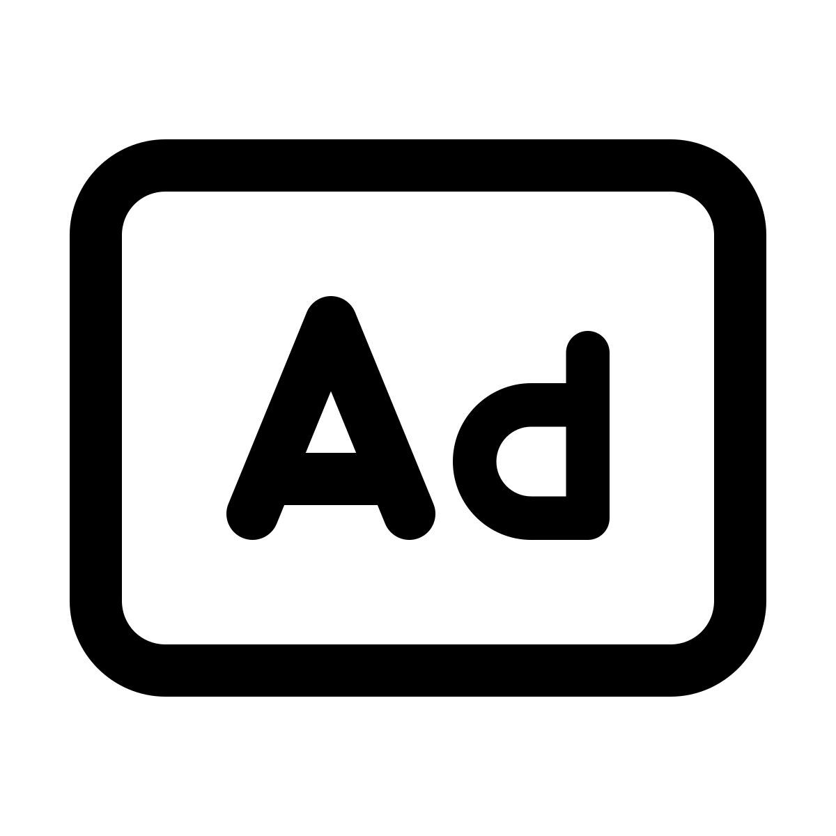 windows 11 outline style ad banner icon