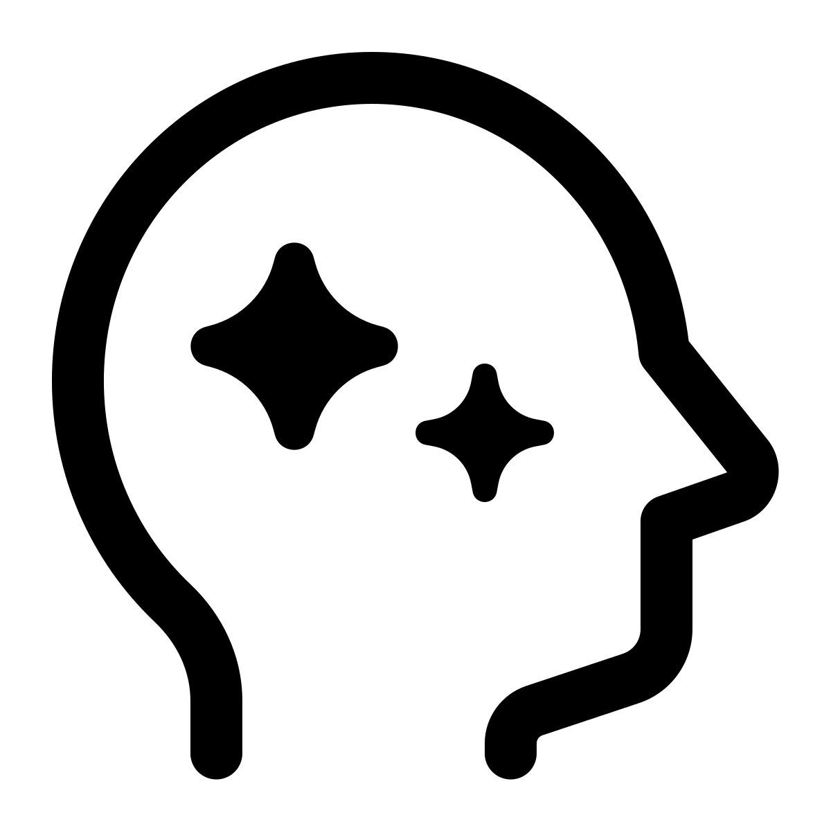 windows 11 outline style ai icon