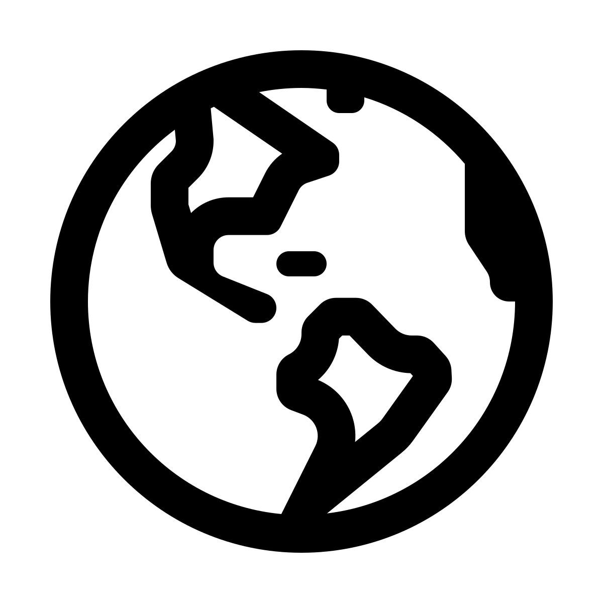 windows 11 outline style america icon