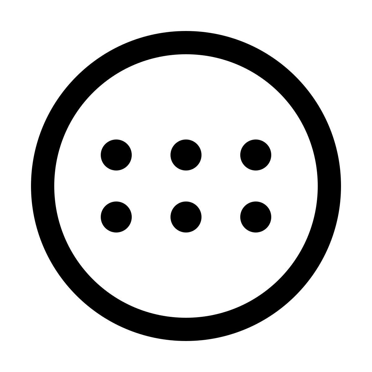 windows 11 outline style cajón de aplicaciones android icon