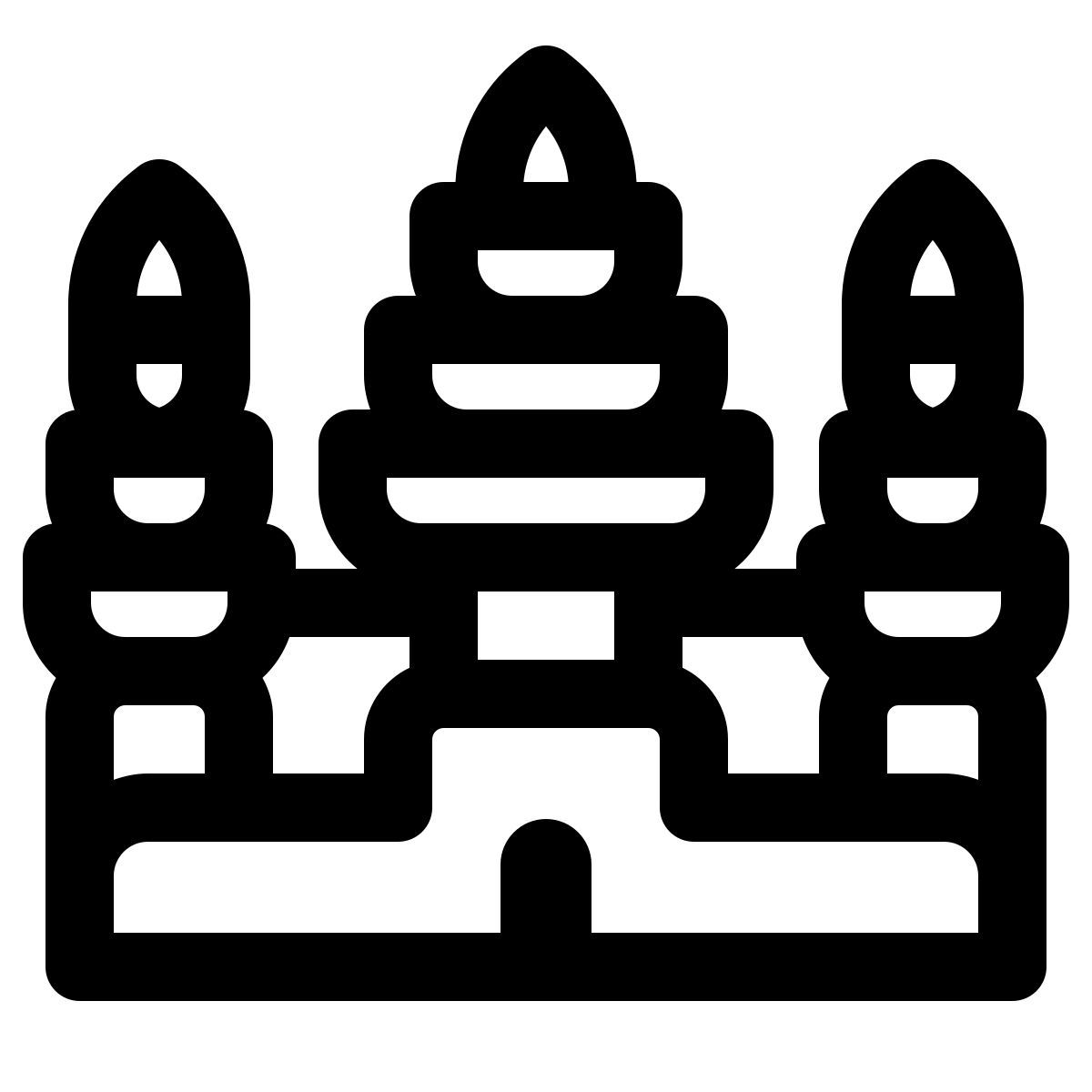 windows 11 outline style angkor wat icon