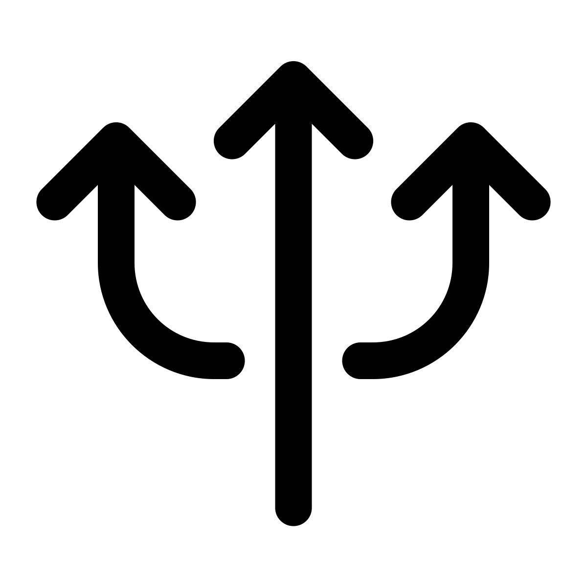 windows 11 outline style 箭叉 icon