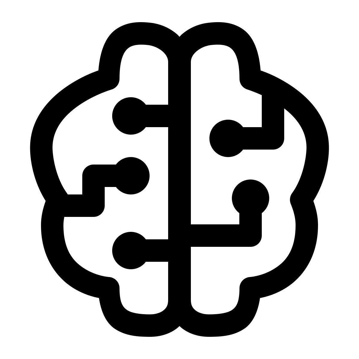 windows 11 outline style 人工智能 icon