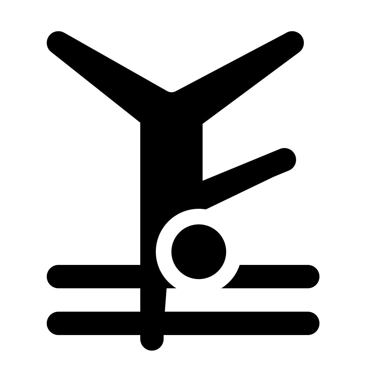 windows 11 outline style 体操 icon