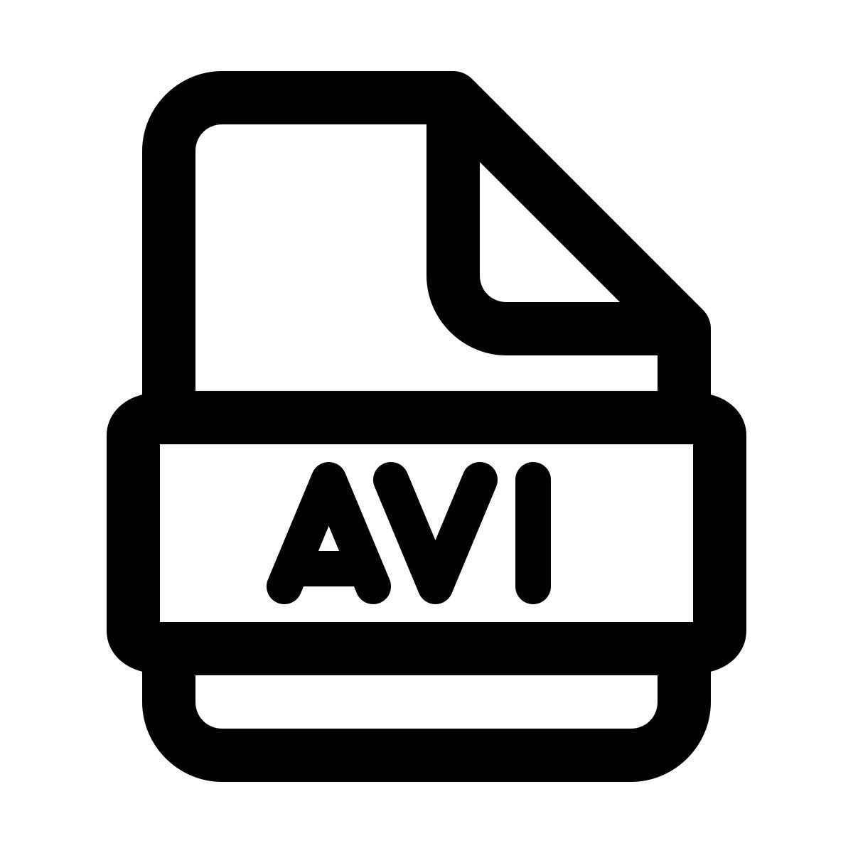 windows 11 outline style avi icon