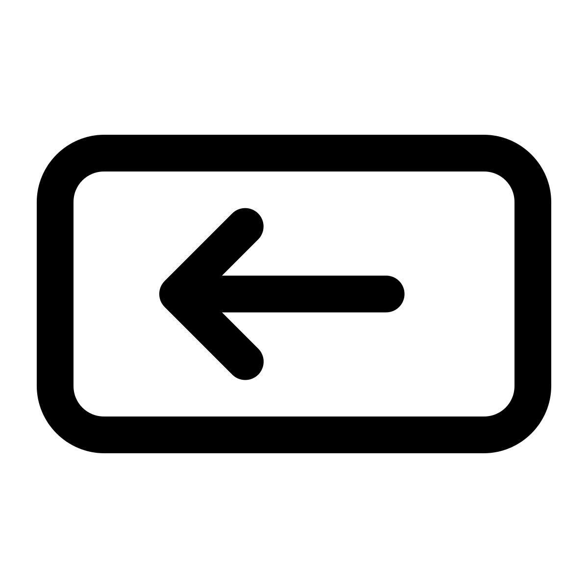 windows 11 outline style backspace键 icon