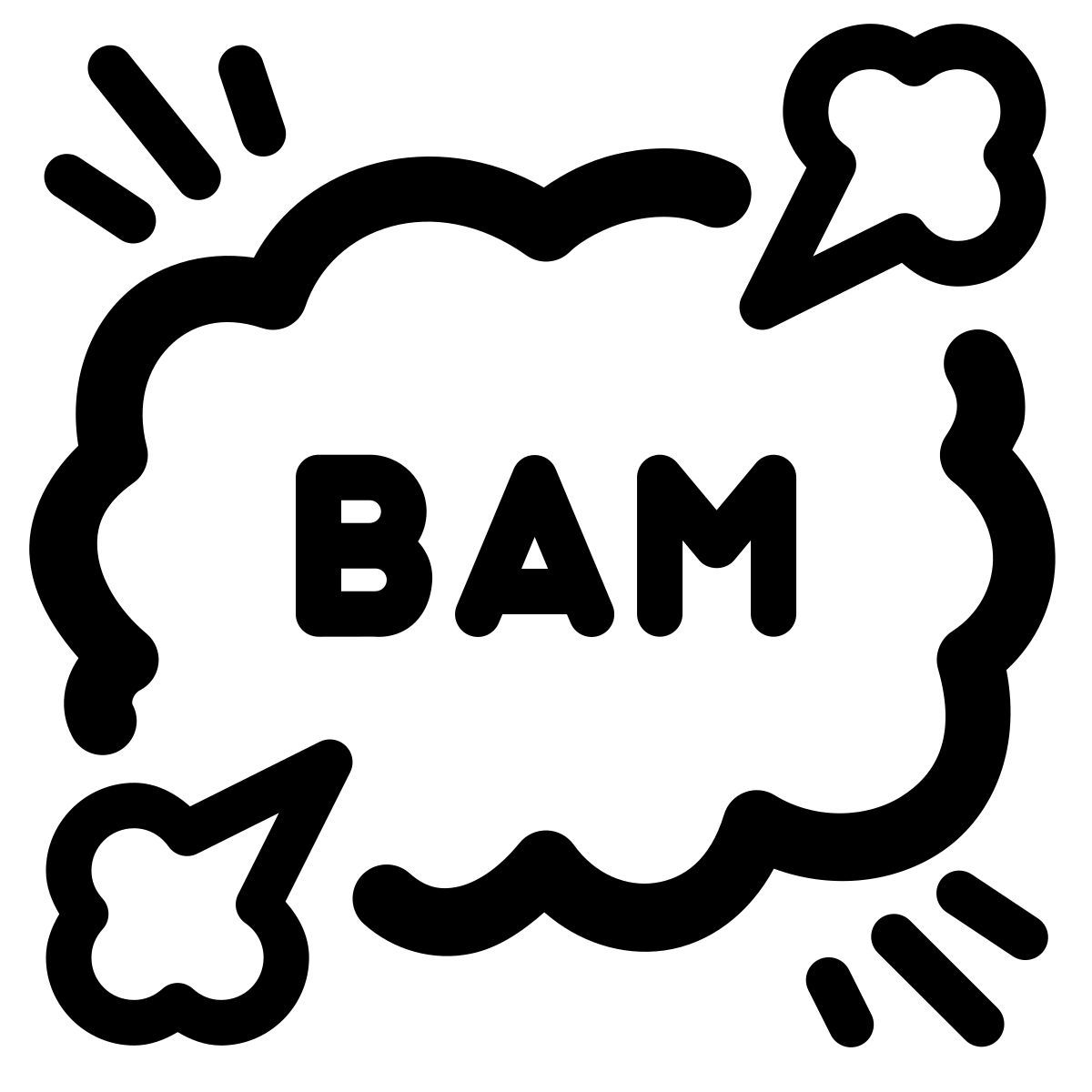 windows 11 outline style bam icon