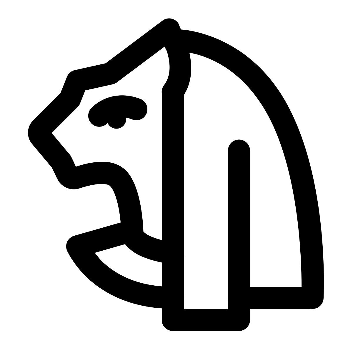 windows 11 outline style bastet icon