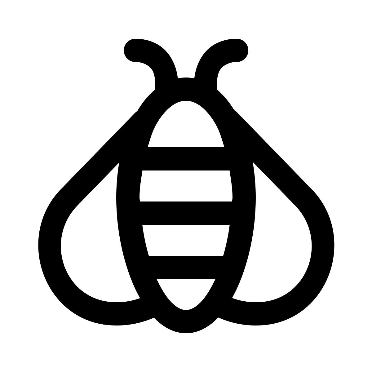 windows 11 outline style 蜜蜂 icon