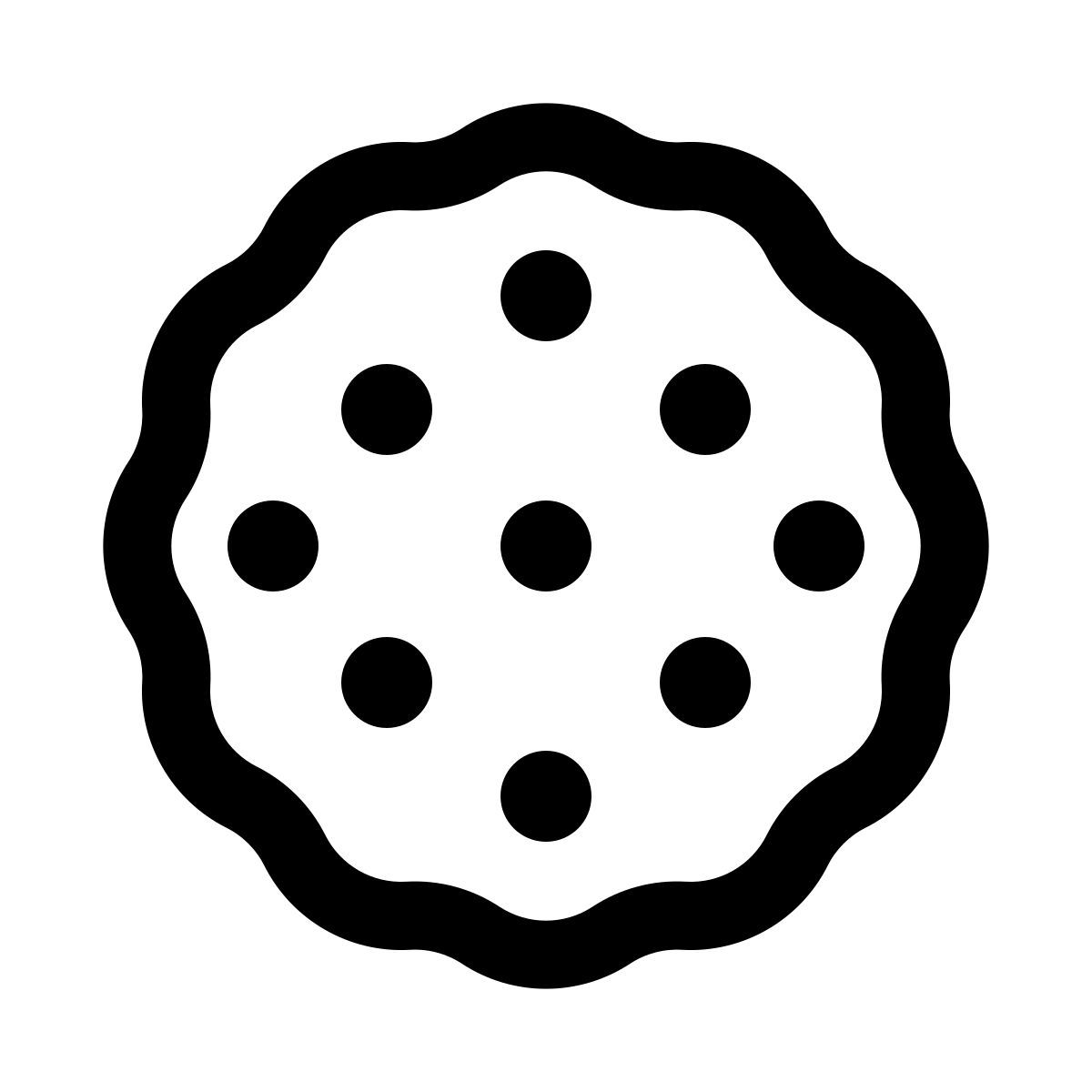 windows 11 outline style 饼干 icon