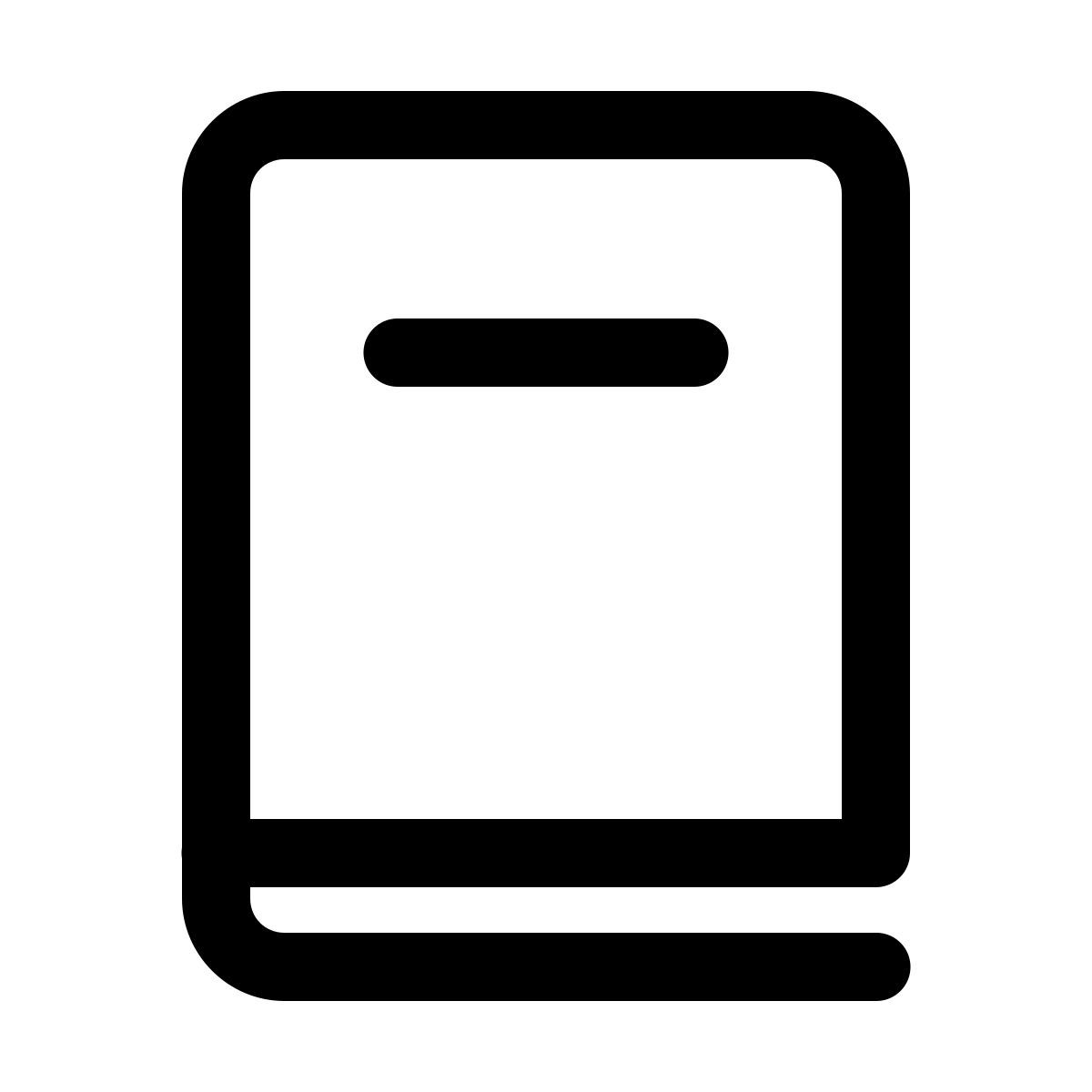 windows 11 outline style book icon