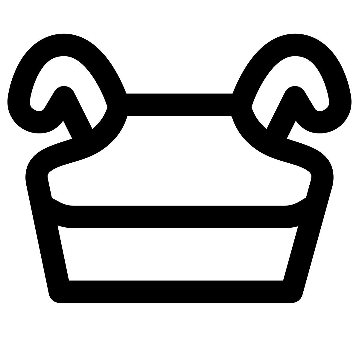 windows 11 outline style seggiolino auto rialzato icon