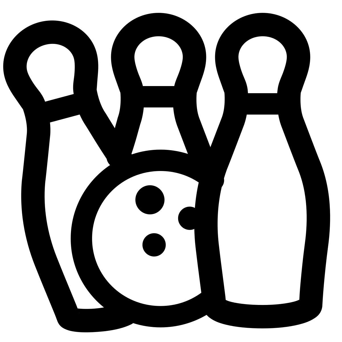 windows 11 outline style repuesto de bolos icon