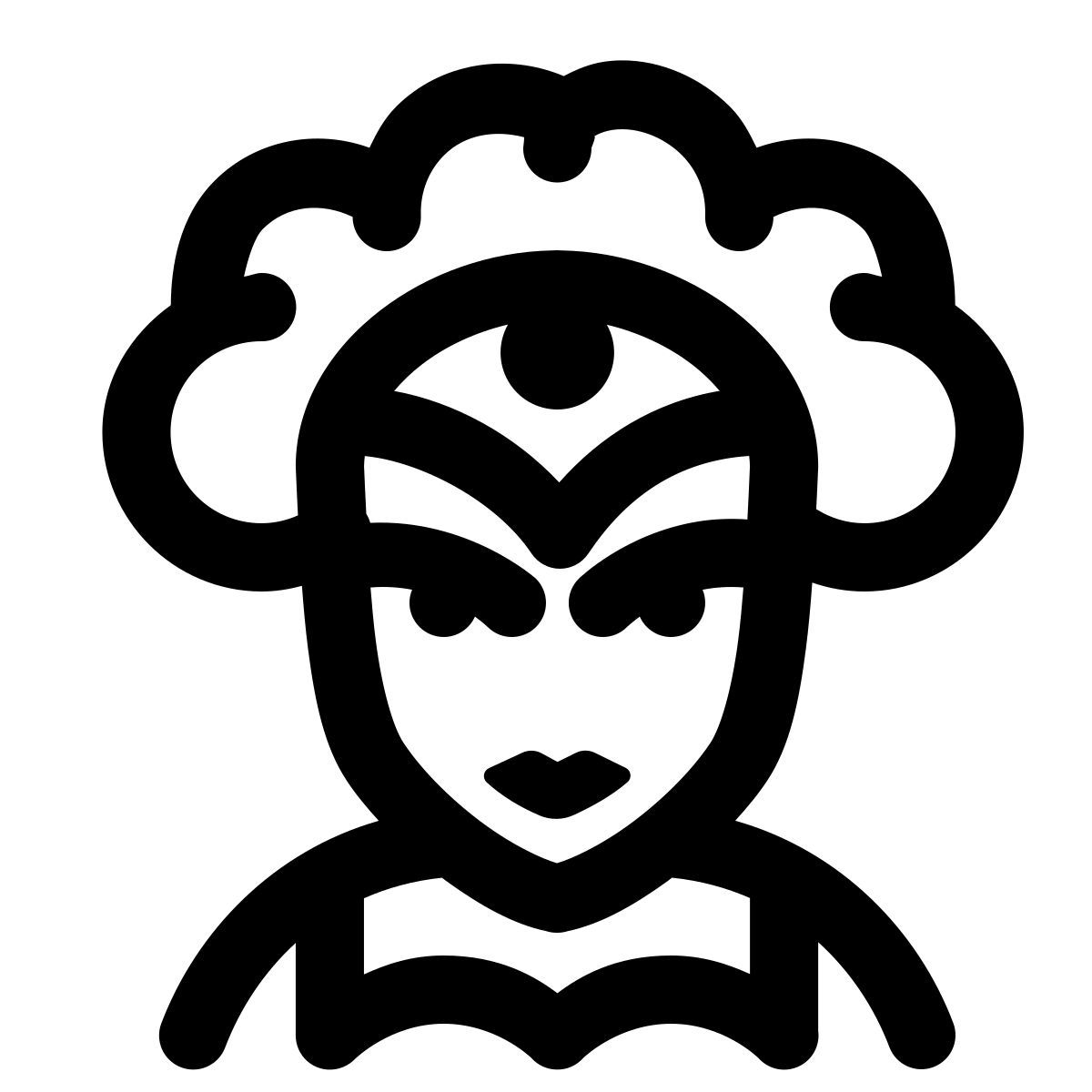 windows 11 outline style 巴西狂欢节 icon