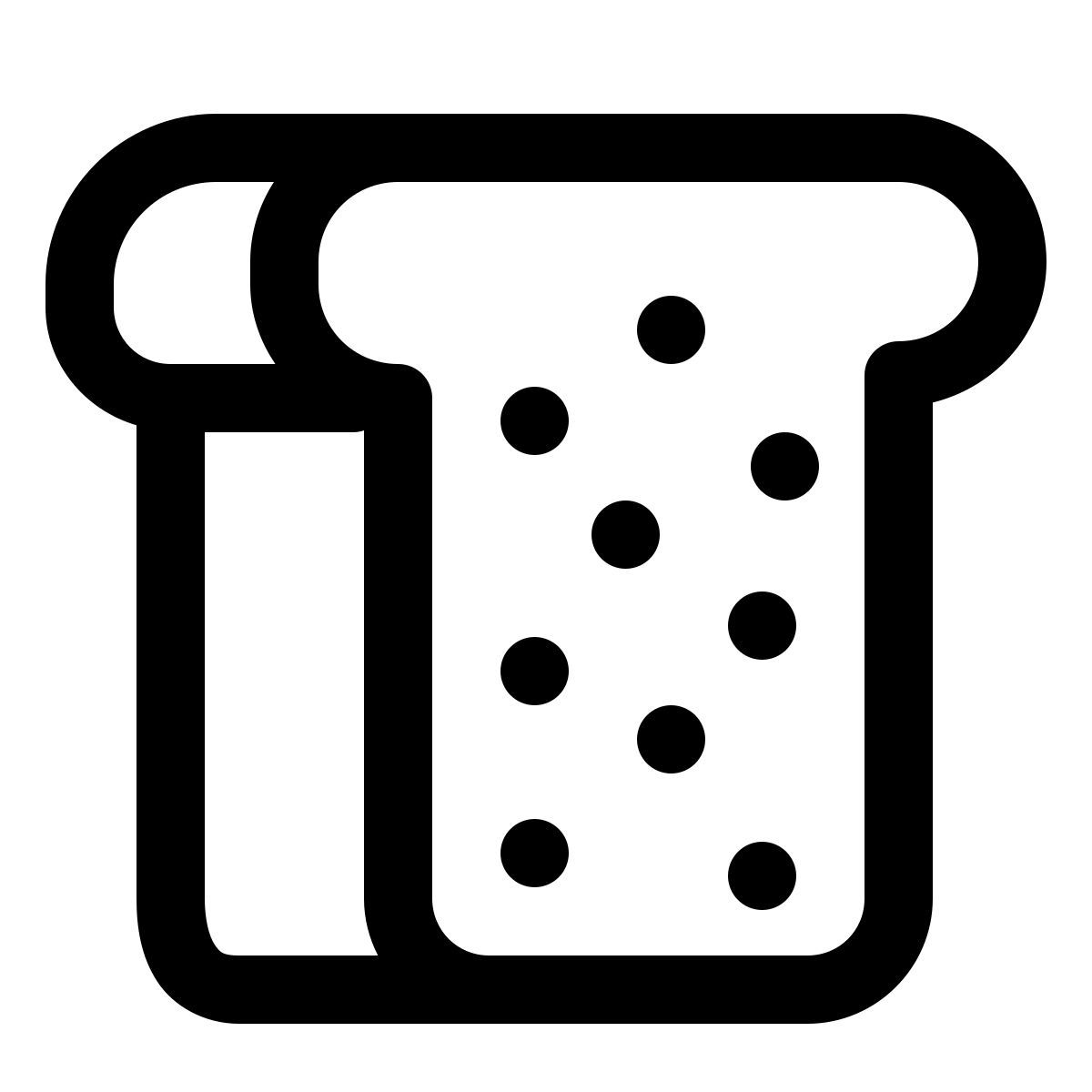 windows 11 outline style bread loaf icon