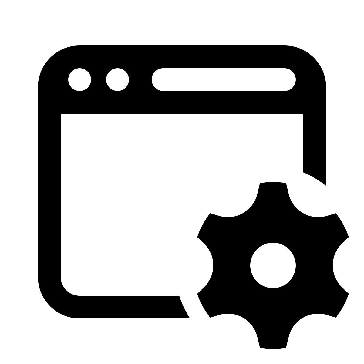 windows 11 outline style impostazioni del browser icon