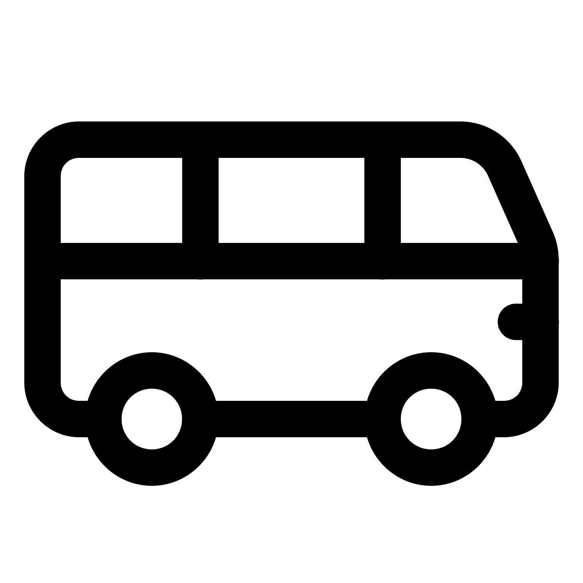 windows 11 outline style 班车 icon