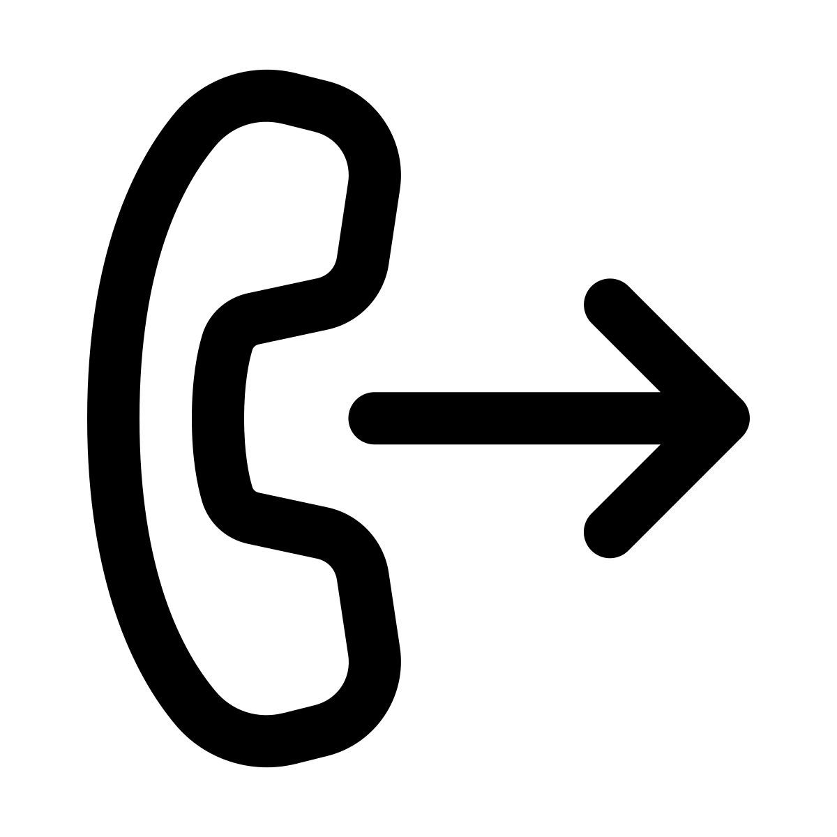 windows 11 outline style renvoi d&#39;appel icon