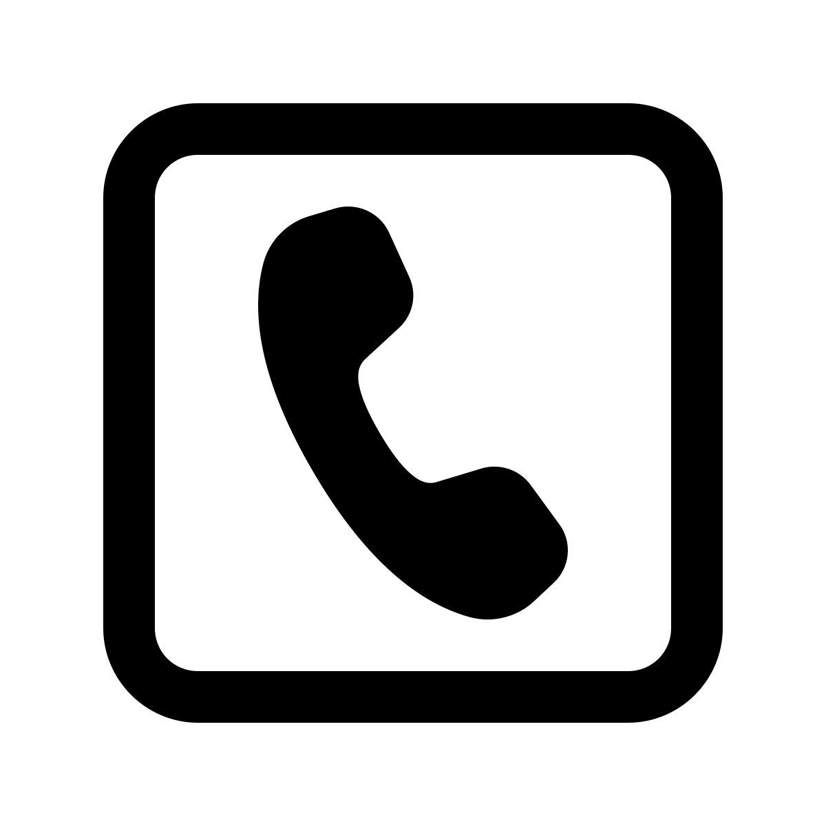 windows 11 outline style téléphone icon
