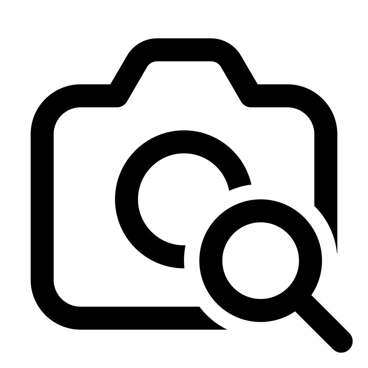 windows 11 outline style camera identification icon