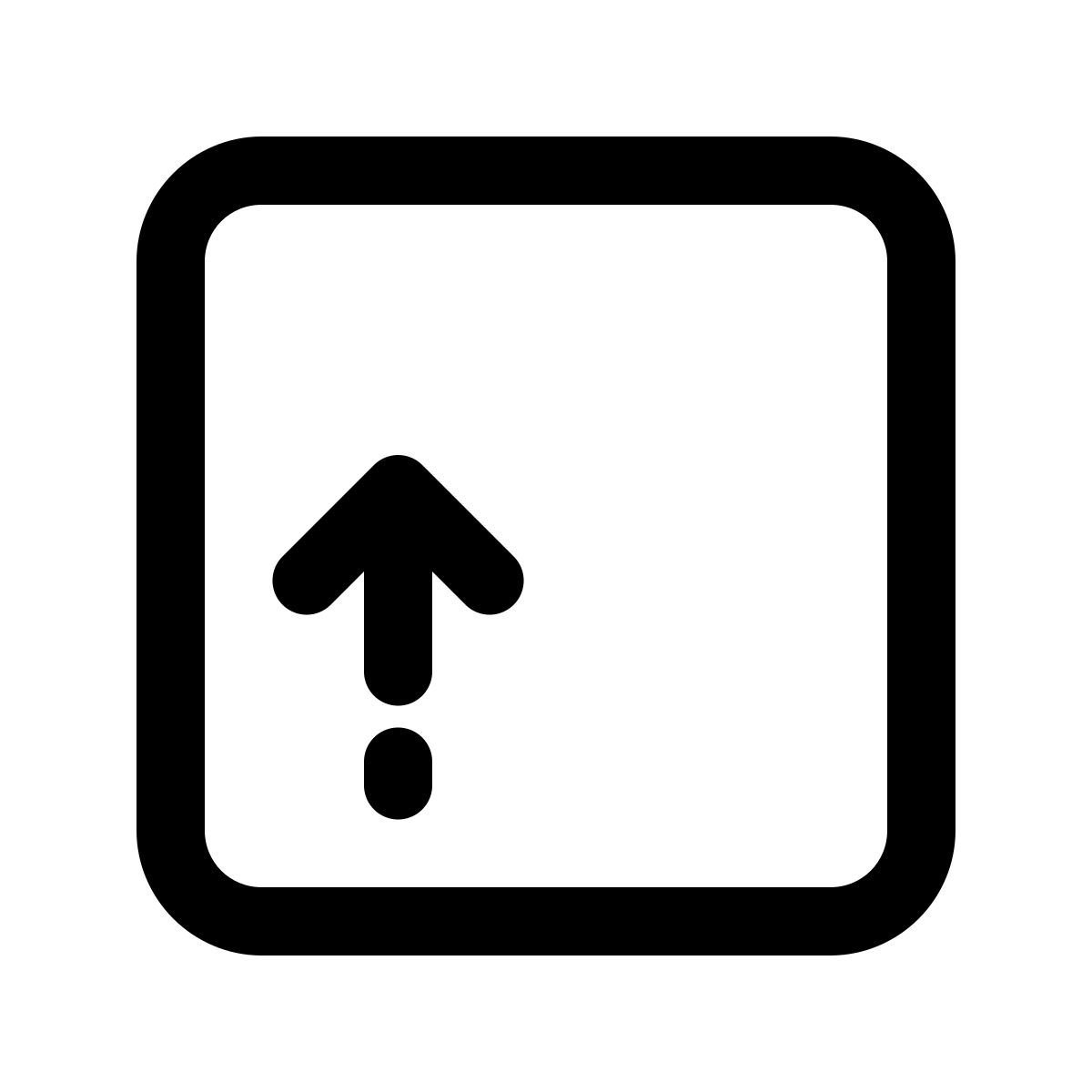 windows 11 outline style 大写锁定 icon