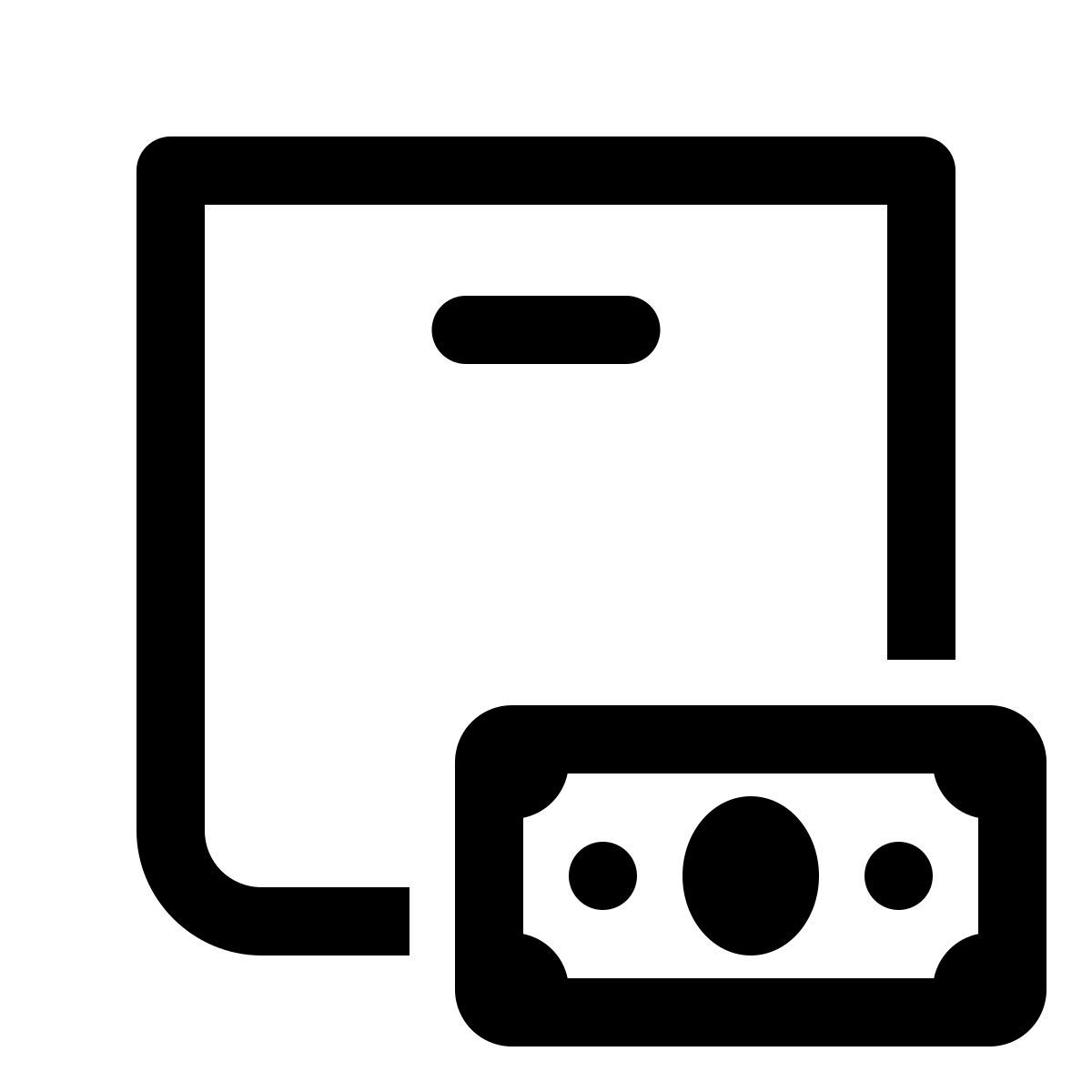 windows 11 outline style 货到付款 icon