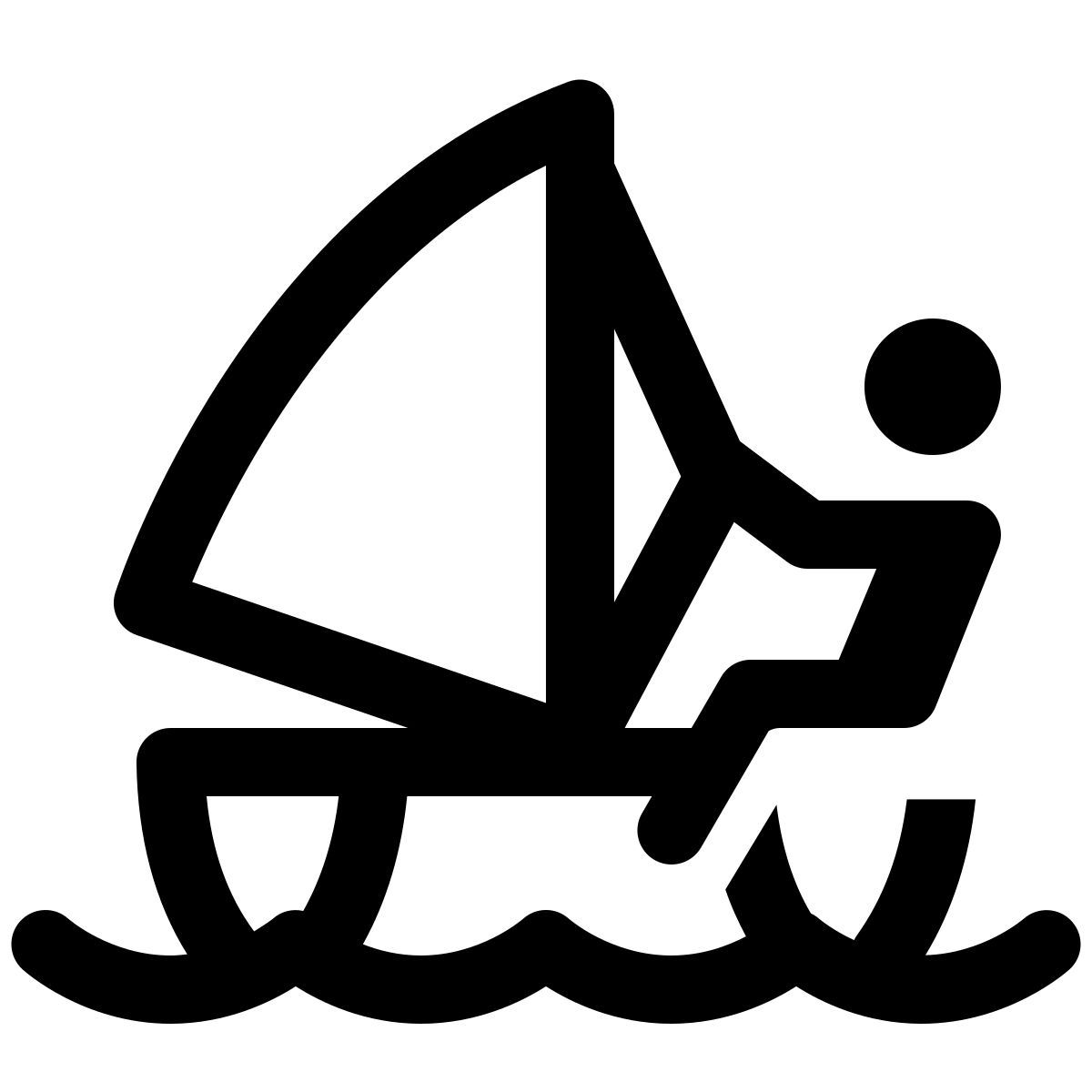 windows 11 outline style katamaran icon