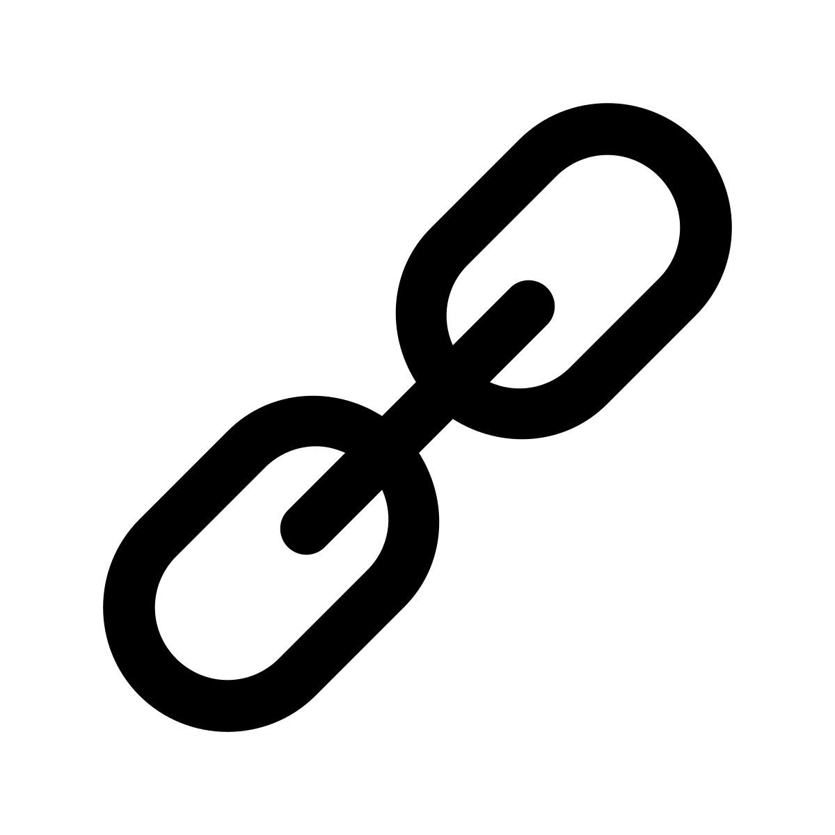 windows 11 outline style chaîne icon