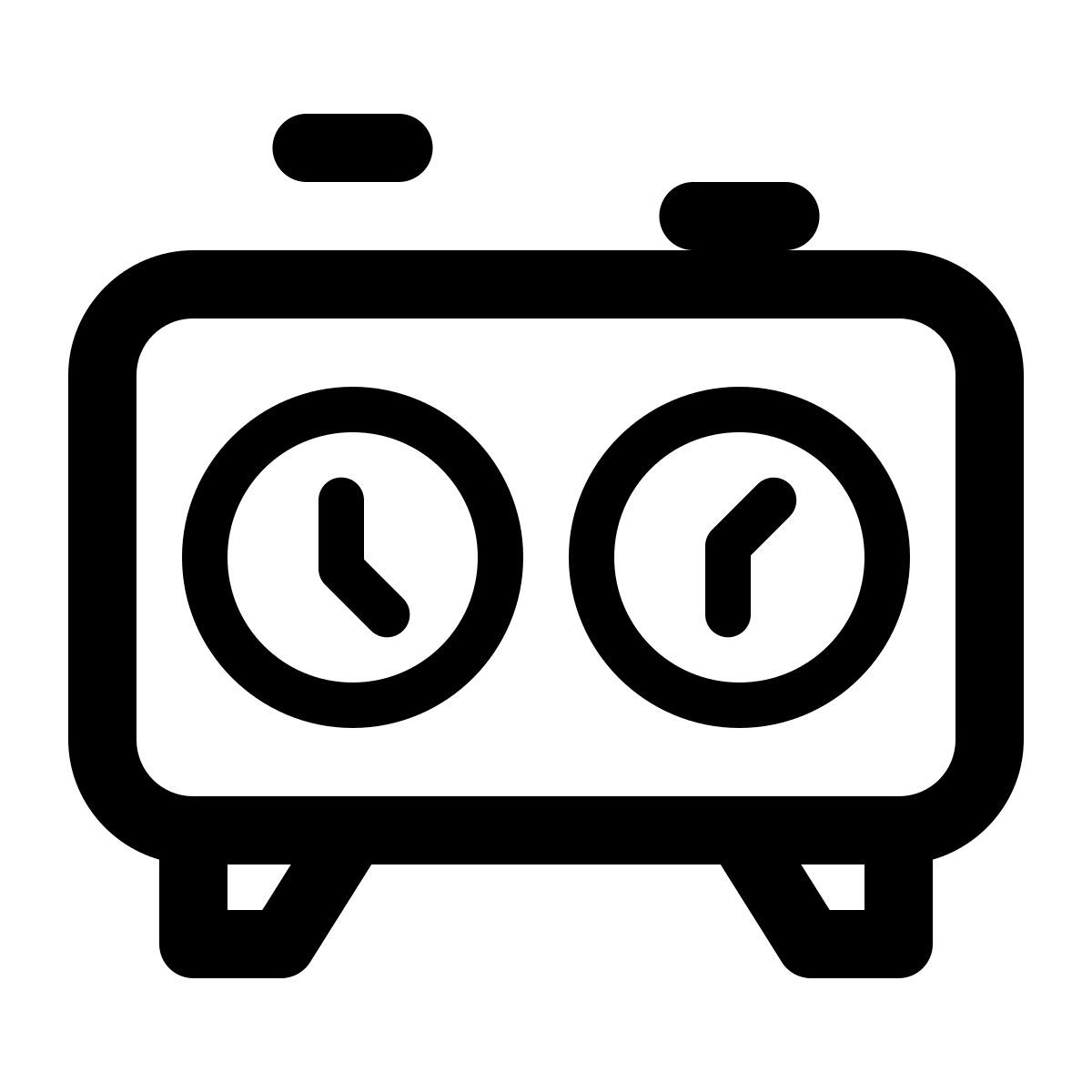 windows 11 outline style chess clock icon