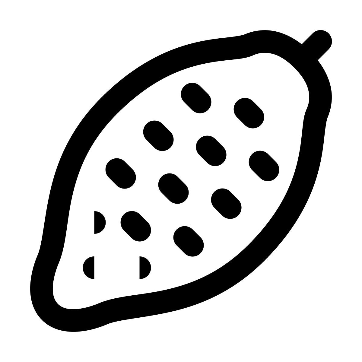 windows 11 outline style albero di cioccolato icon