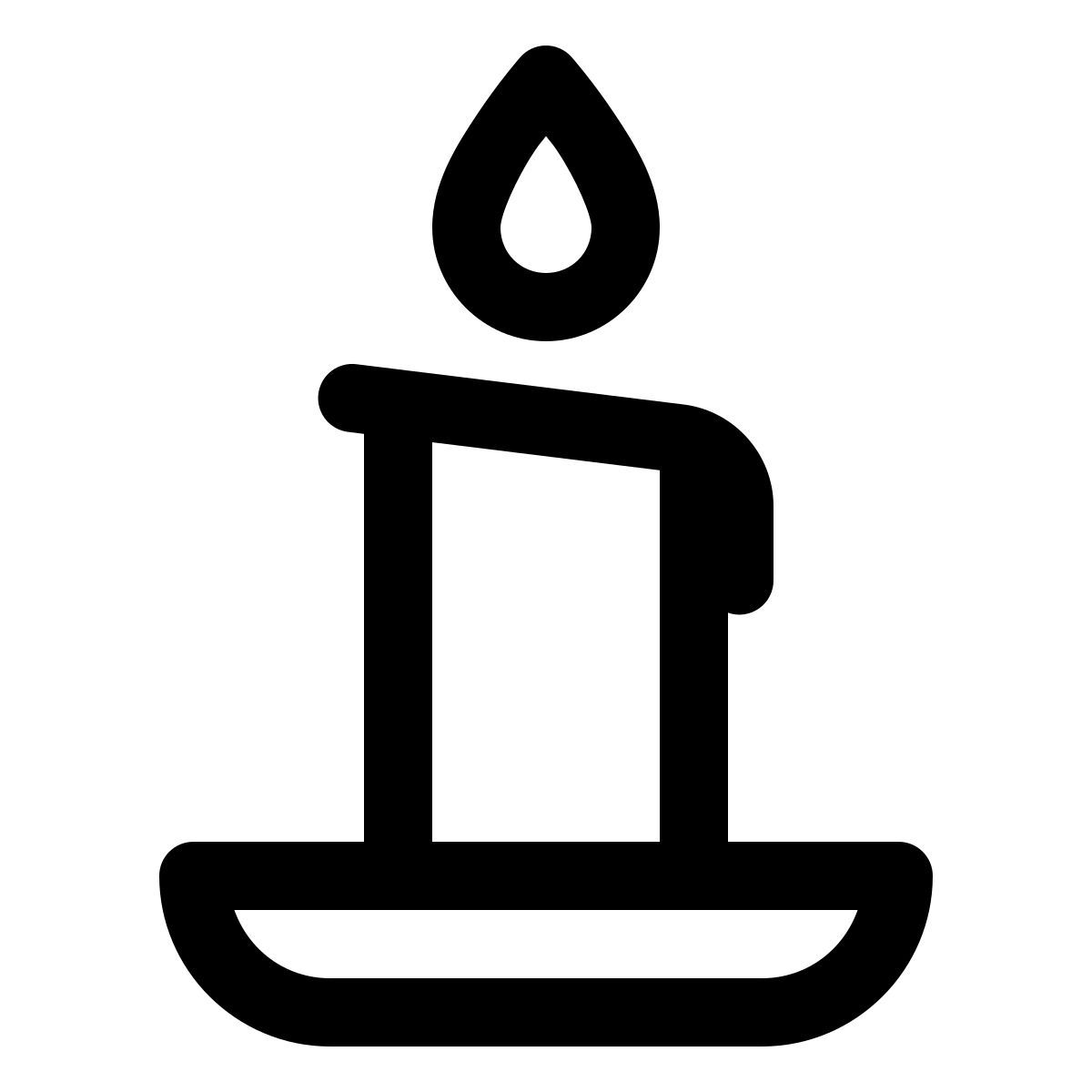 windows 11 outline style 圣诞蜡烛 icon