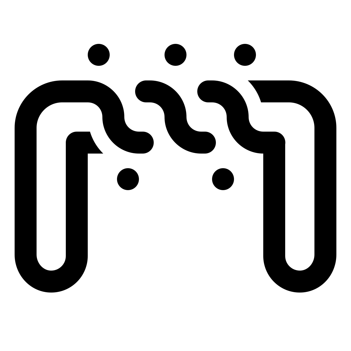 windows 11 outline style christmas garland icon