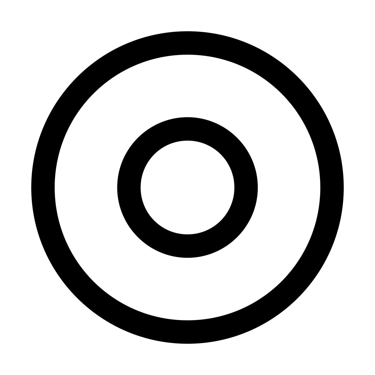 windows 11 outline style enregistrement encerclé icon